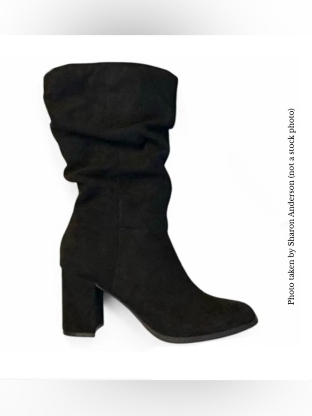 Style & Co. Black Microfiber Suede Boots - Picture 1 of 14